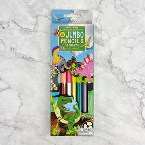 
                
                    Load image into Gallery viewer, Dinosaur Jumbo Double-Sided Color Pencils
                
            