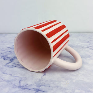 Peppermint Striped Mug