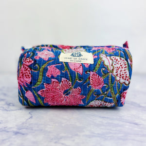 Seascape Quilted Cosmetic Bag