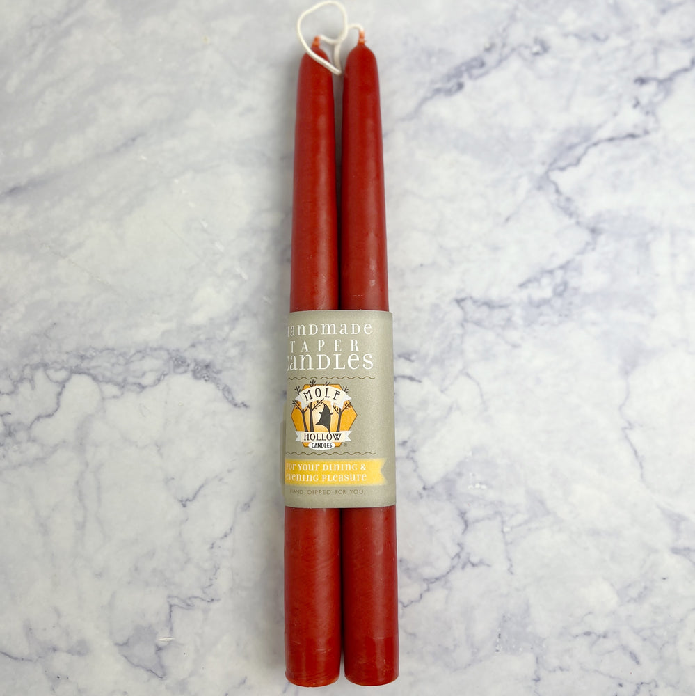 Handmade Taper Candles - 10 Inch