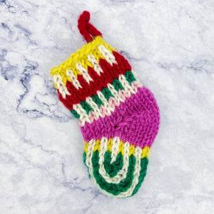 Knit Wool Stocking Ornament