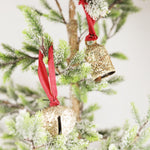 Glittering Gold Bell Ornament