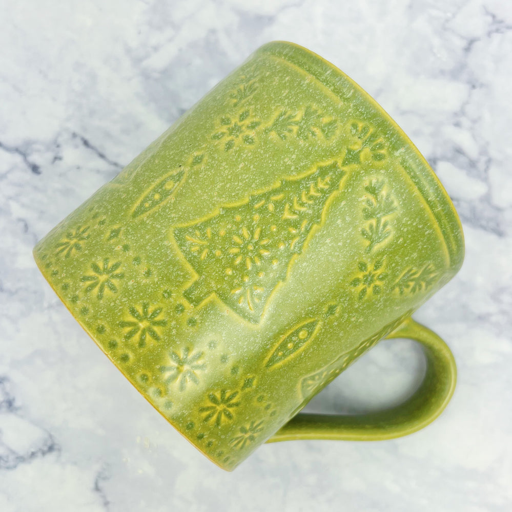 Sage Holiday Stamped Mug