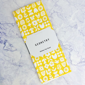Scandi Spring Recycled Tea Towel
