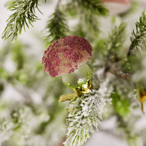 Holiday Clip On Mushroom Ornaments