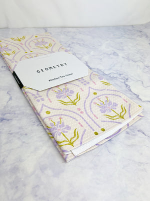 Dome Floral Recycled Tea Towel