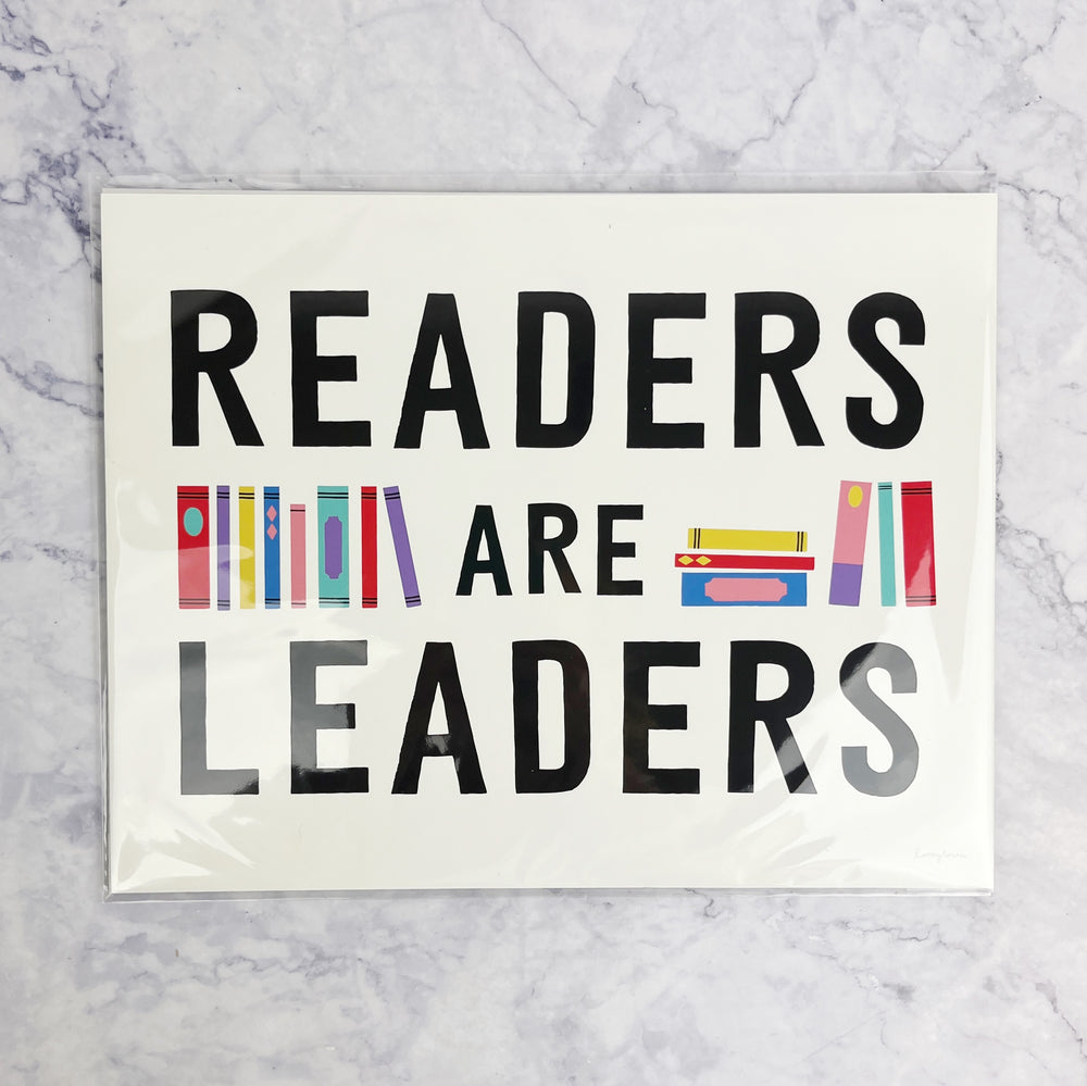 Readers Are Leaders Print 11" x 14"