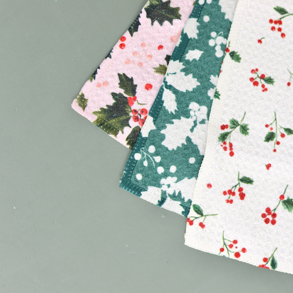 Holiday Recycled Dishcloths