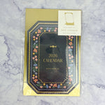 2026 Wildwood Brass Easel Desk Calendar