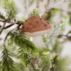 Holiday Clip On Mushroom Ornaments