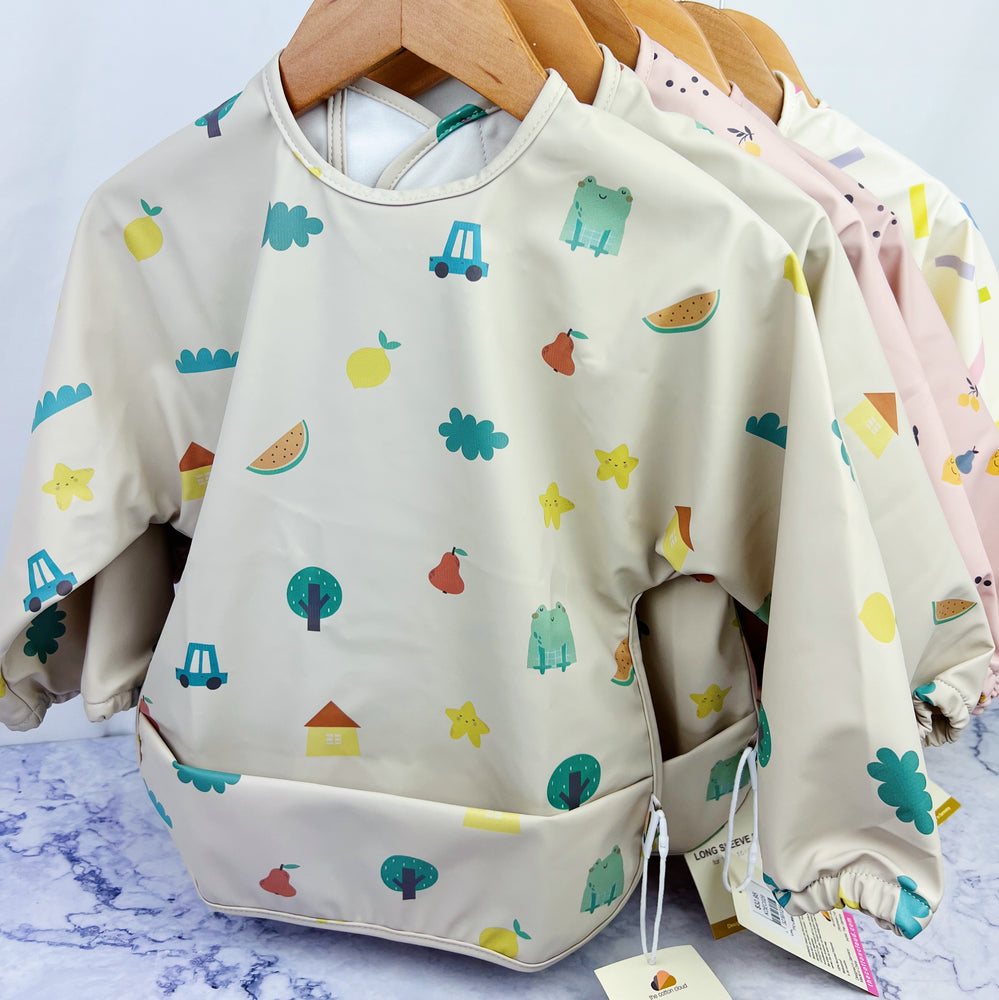 Cotton Cloud Sleeved Bib