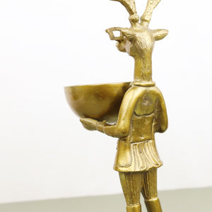 Gold Animal Dish Stand