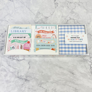 Pretend Play Wallet Set