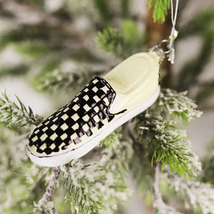 Checkered Shoe Ornament