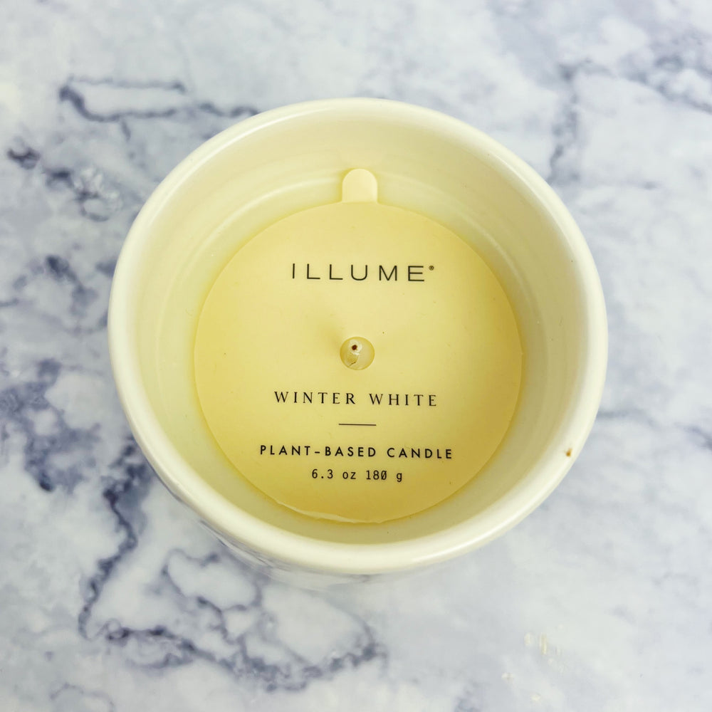 Shine Ceramic Winter Candle