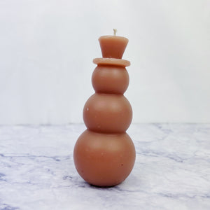 Snowman Candle