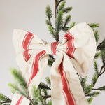 Holiday Bow With Stripes