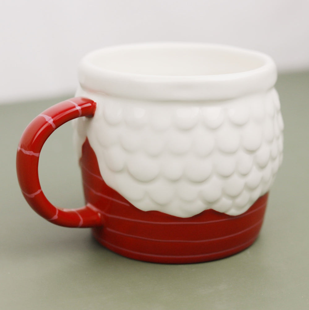 Striped Santa Mug