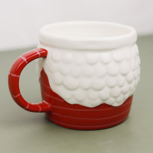 Striped Santa Mug