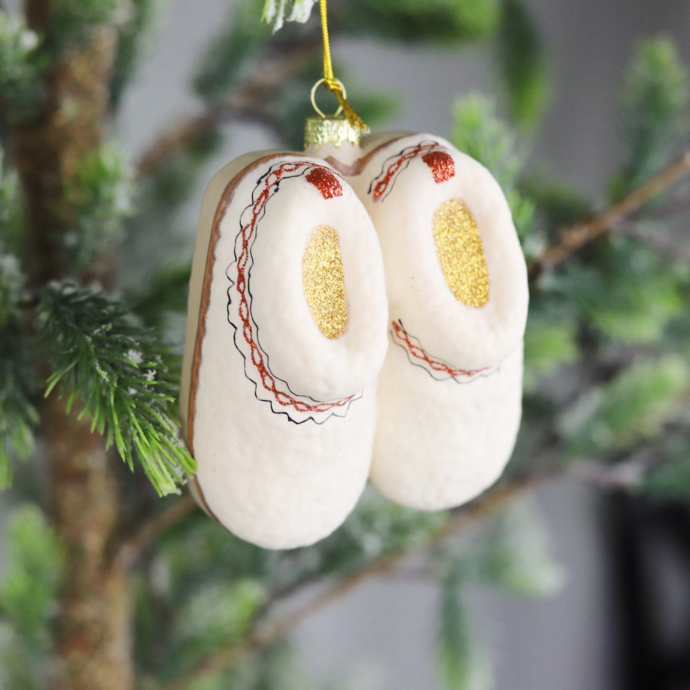 Cozy Fleece Slippers Ornament