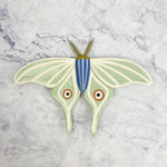 Honeydew Sculpted Luna Moth