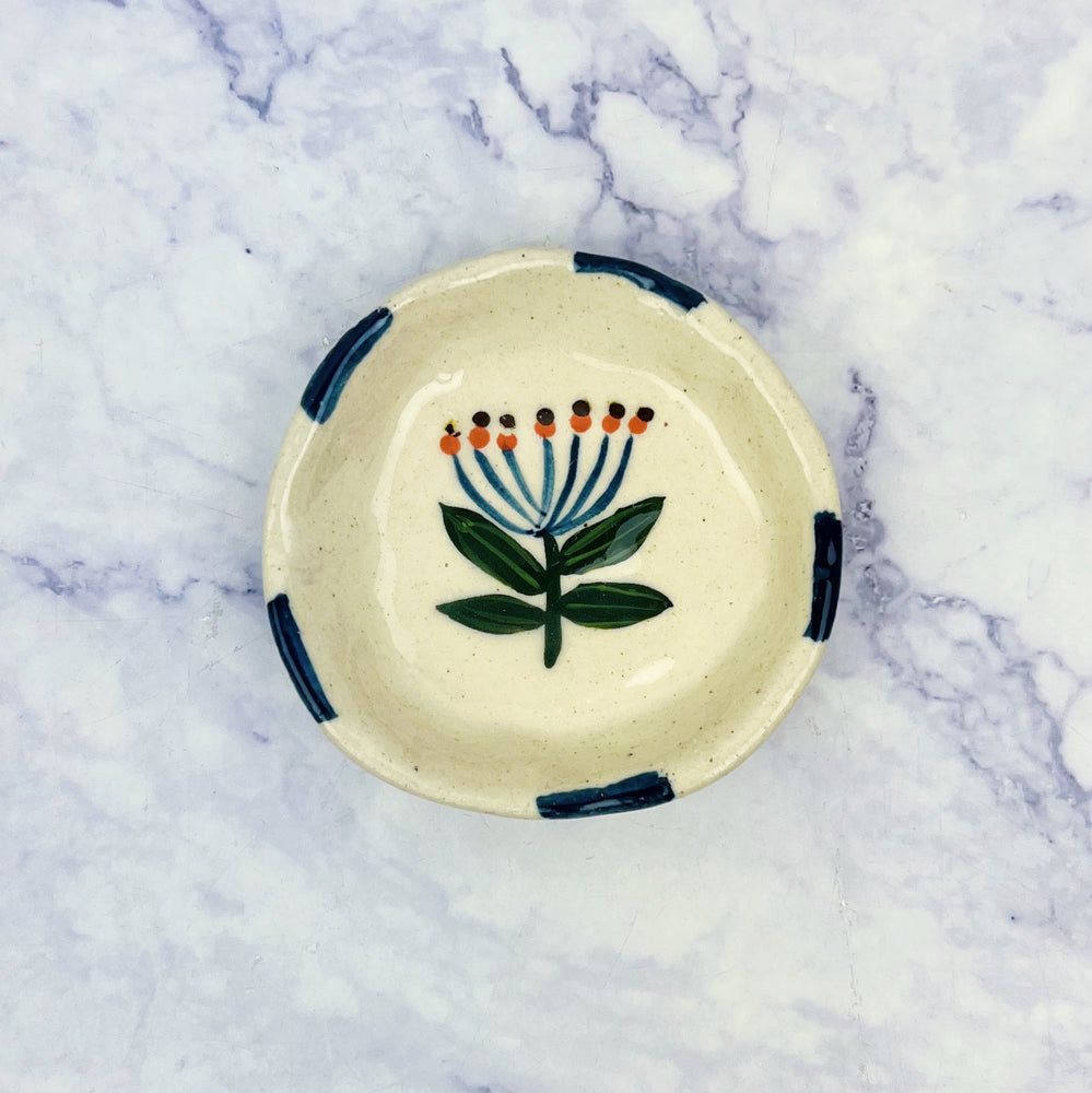 Funky Floral Trinket Dish