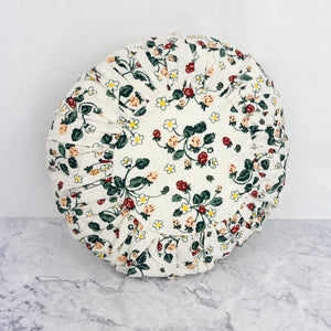 Strawberry Fields Round Pillow