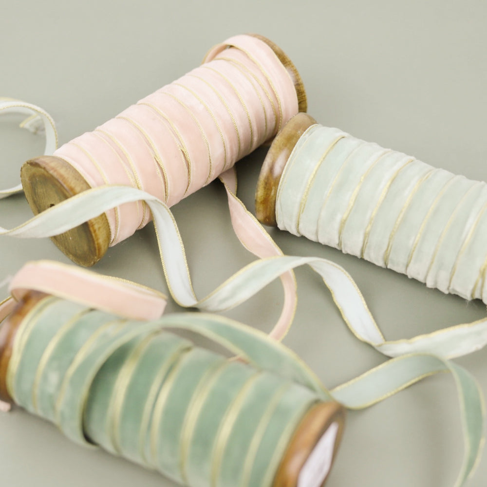 Velvet Ribbon On Spool