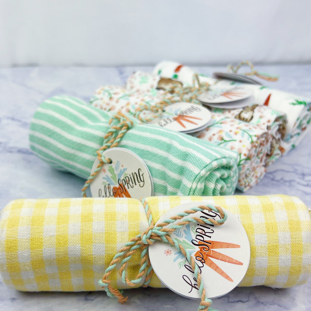 Hop Into Spring Tea Towels