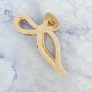 Ribbon Bow Claw Clip