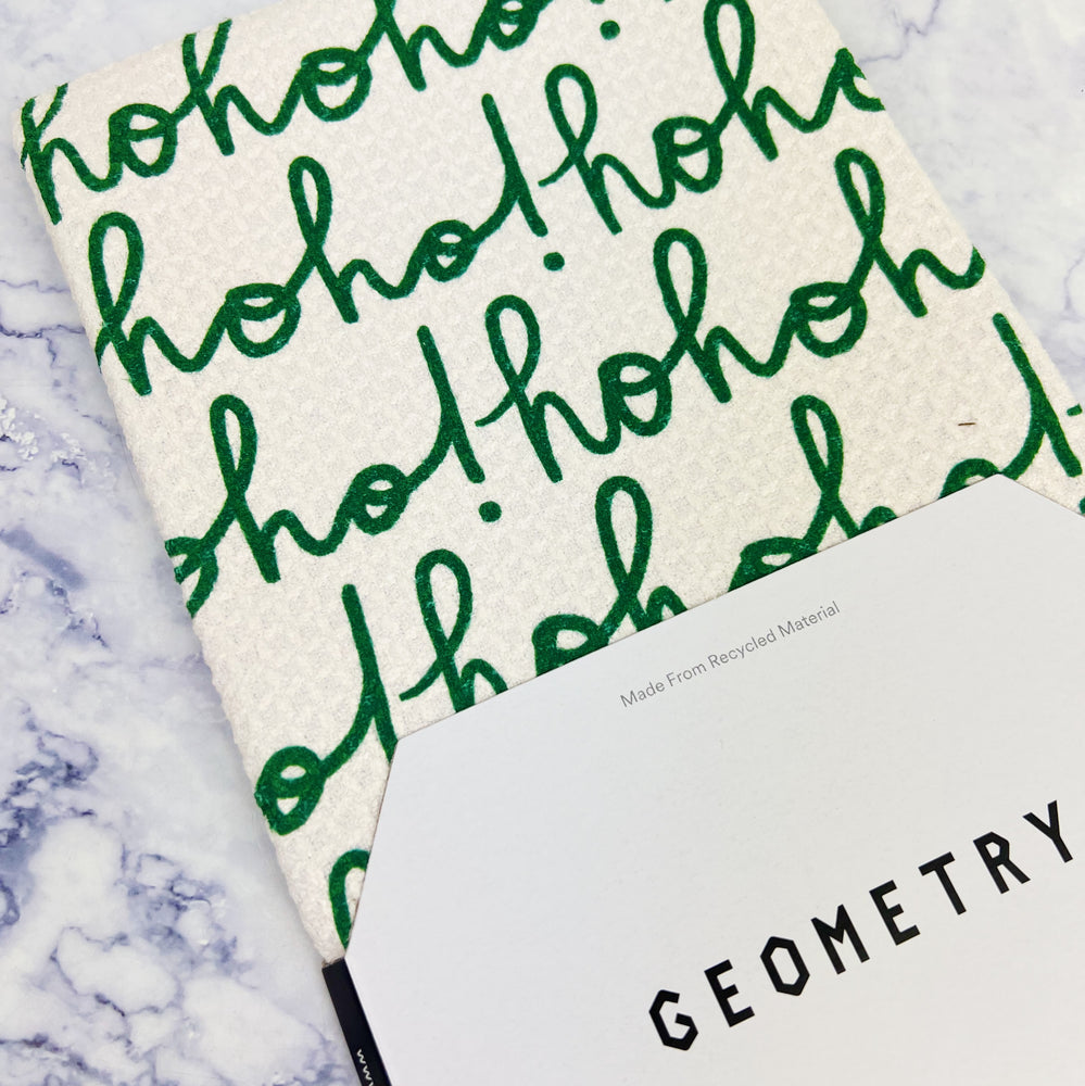 Festive Holiday Geometry Tea Towels