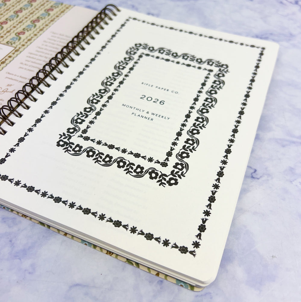 2026 Dahlia Spiral Planner