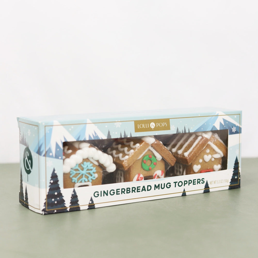 Gingerbread House Mug Toppers