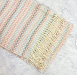 Cream Pastel Mini Check Scarf
