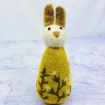 Embroidered Wool Bunny