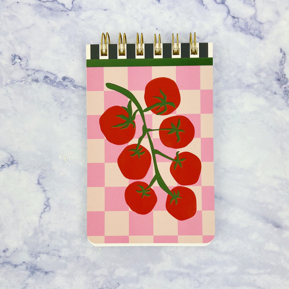 Tomato Vine Wired Notepad