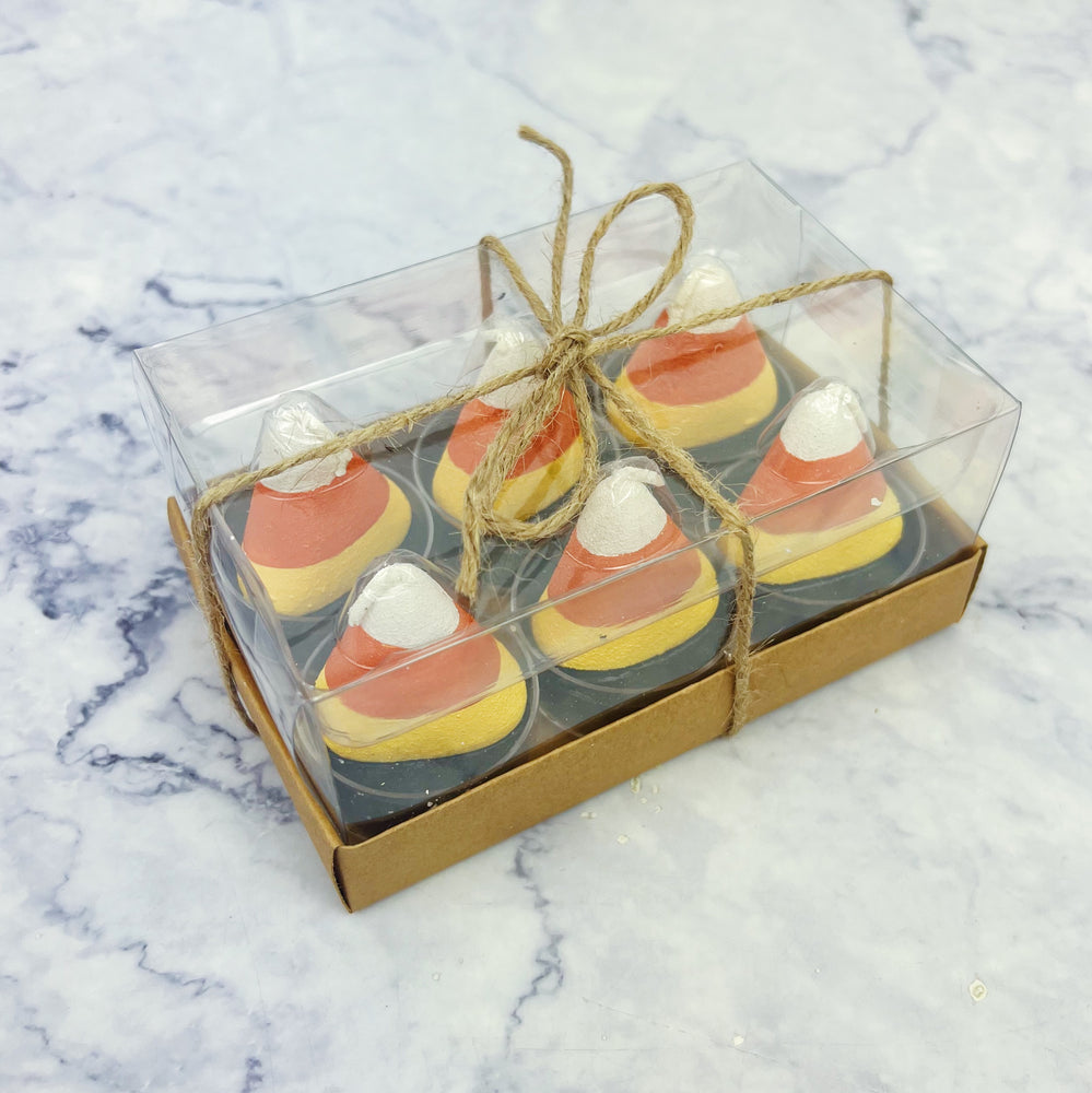 Candy Corn Tea-Light Candle Set