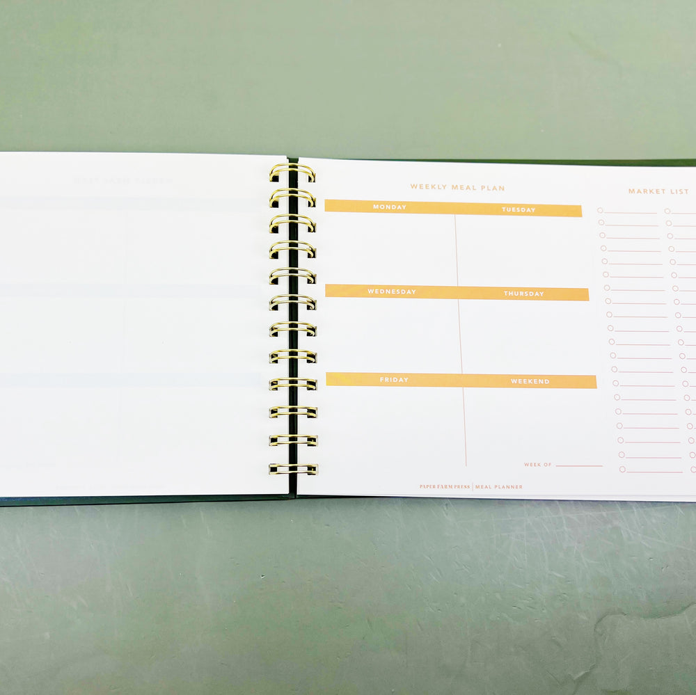 Floral Farm Fresh Weekly Meal Planner