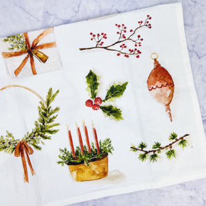 Yuletide Tea Towel