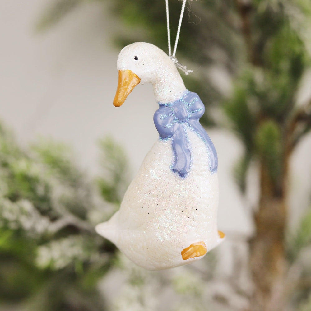 Country Goose Ornament