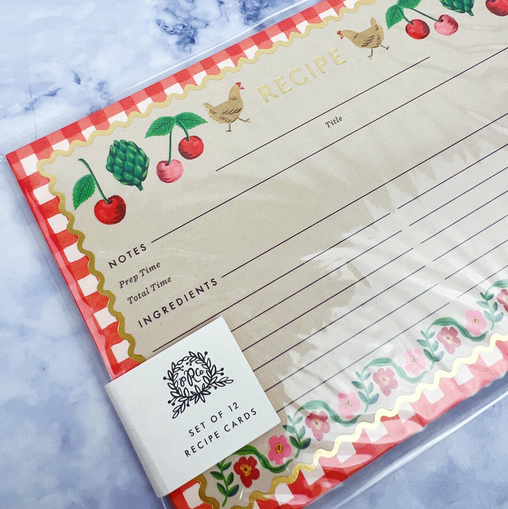 Cherry Farm Recipe Cards