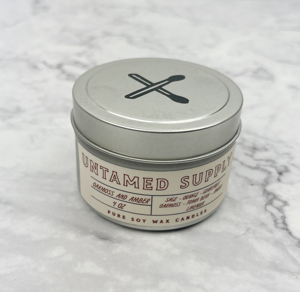 Untamed Supply 4 oz Pure Soy Wax Candle