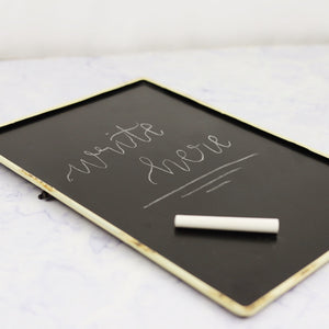 Metal Chalkboard with Stand