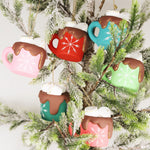 Snowflake Hot Chocolate Mug Ornament