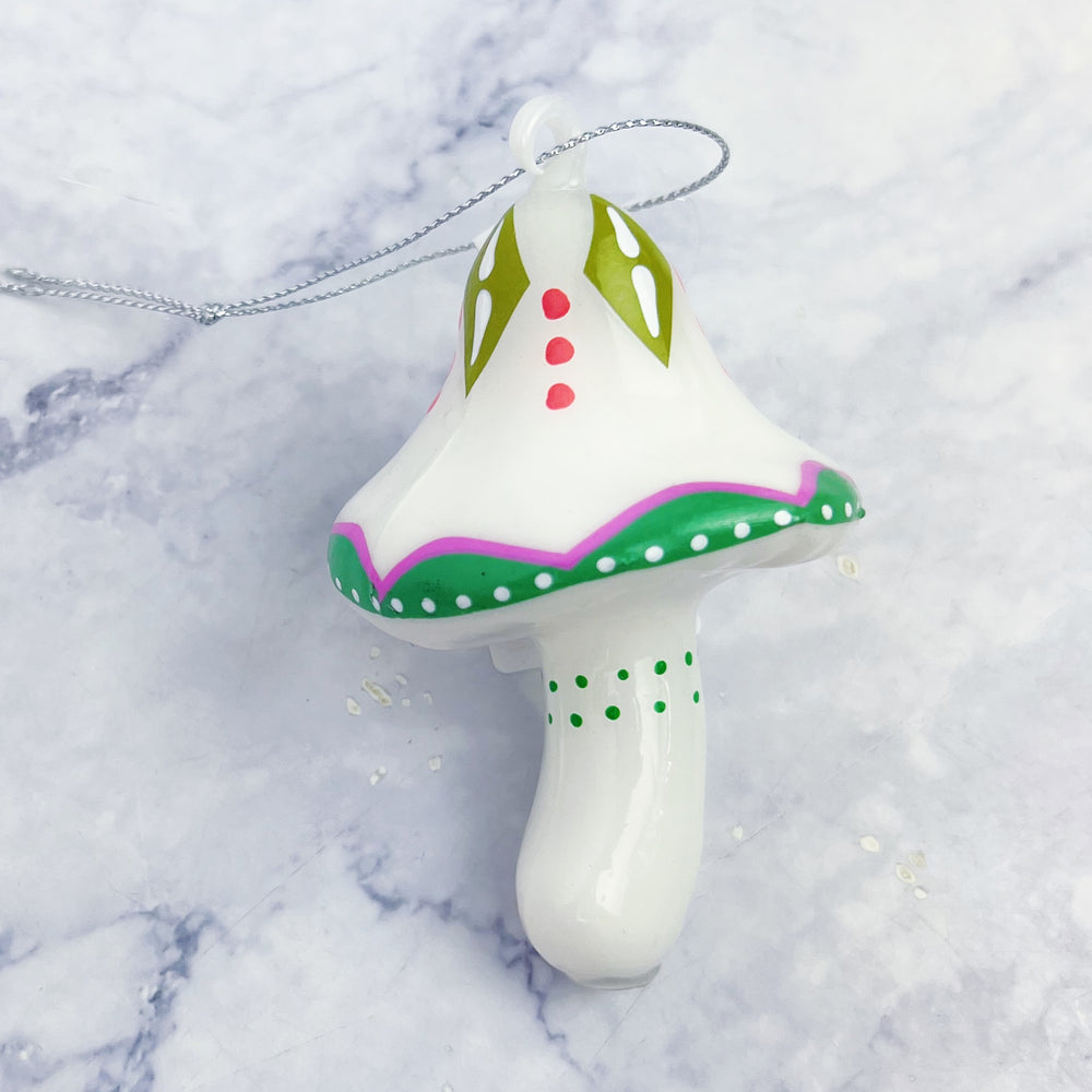 Whimsical Mushroom Ornament