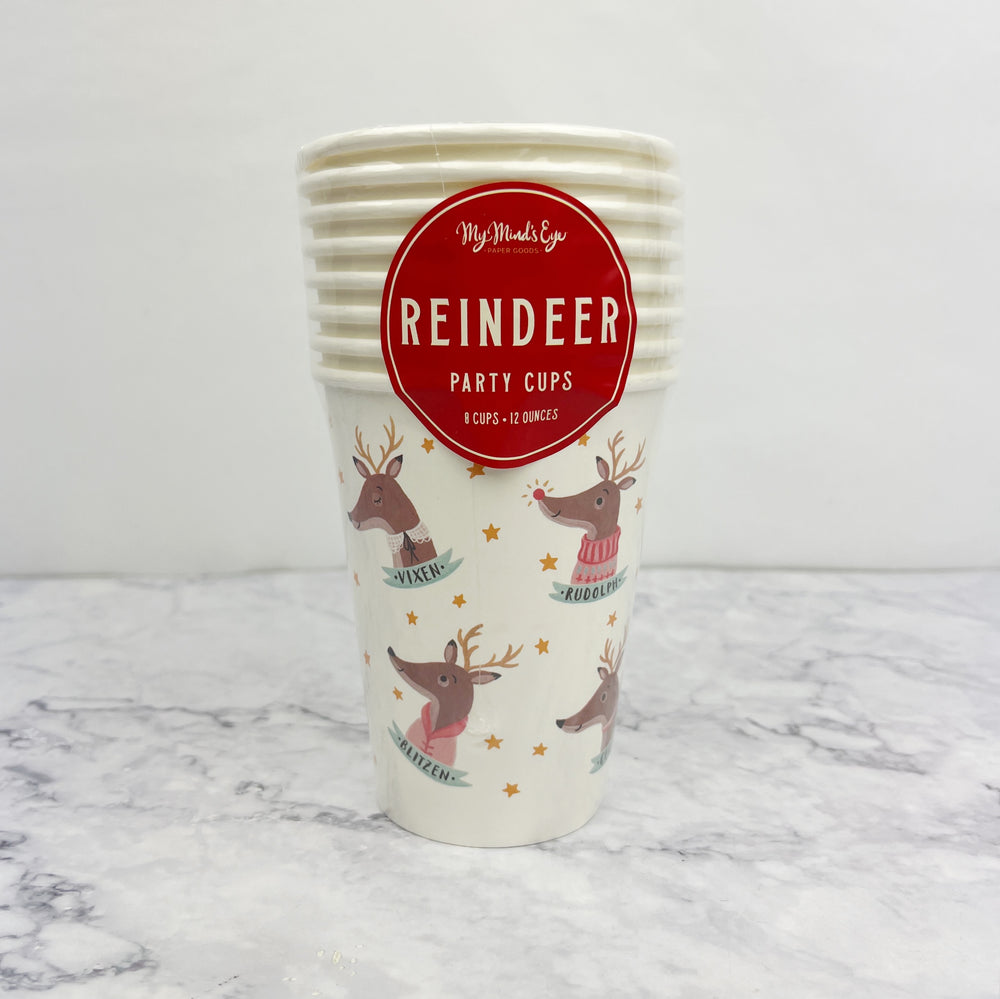 Dear Rudolph Paper Cup Set