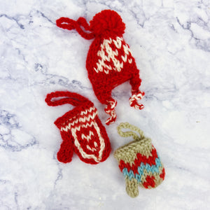 Wool Winter Accessory Ornament