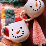 Striped Snowman Mug