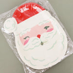 Santa Paper Plate Set