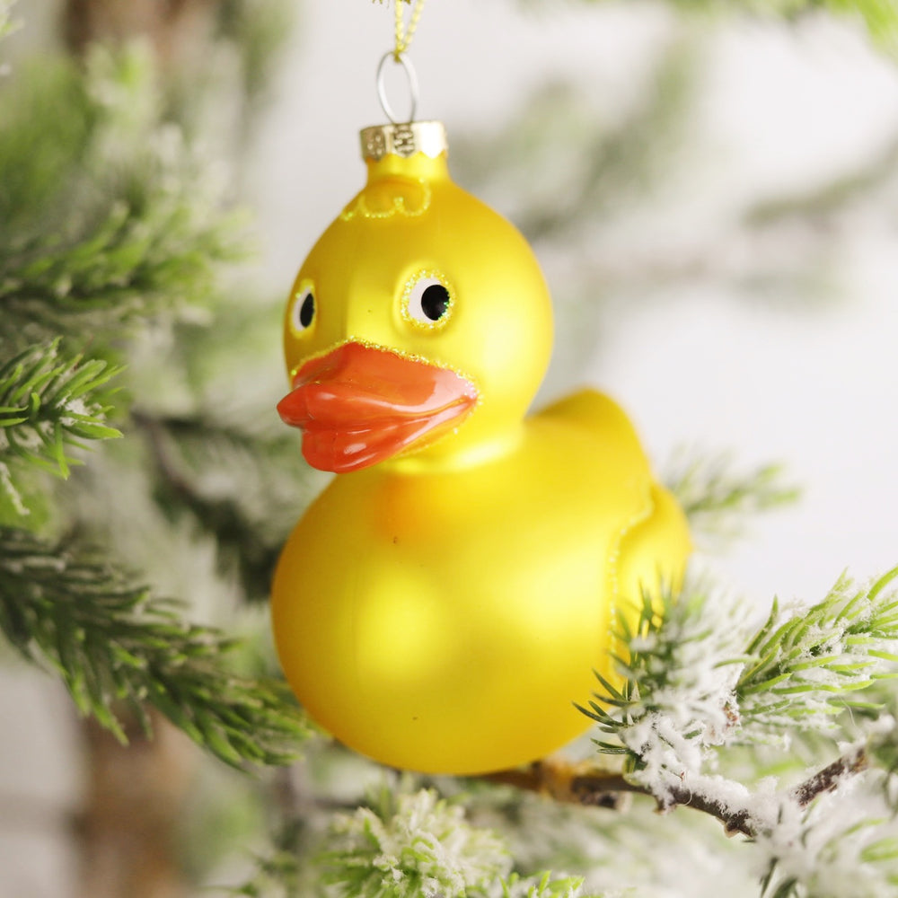 Yellow Duck Ornament